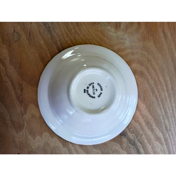 Nasturtium by METLOX POPPYTRAIL VERNON Ware 7" Round Cereal Bowl - Picture 5 of 6